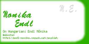 monika endl business card